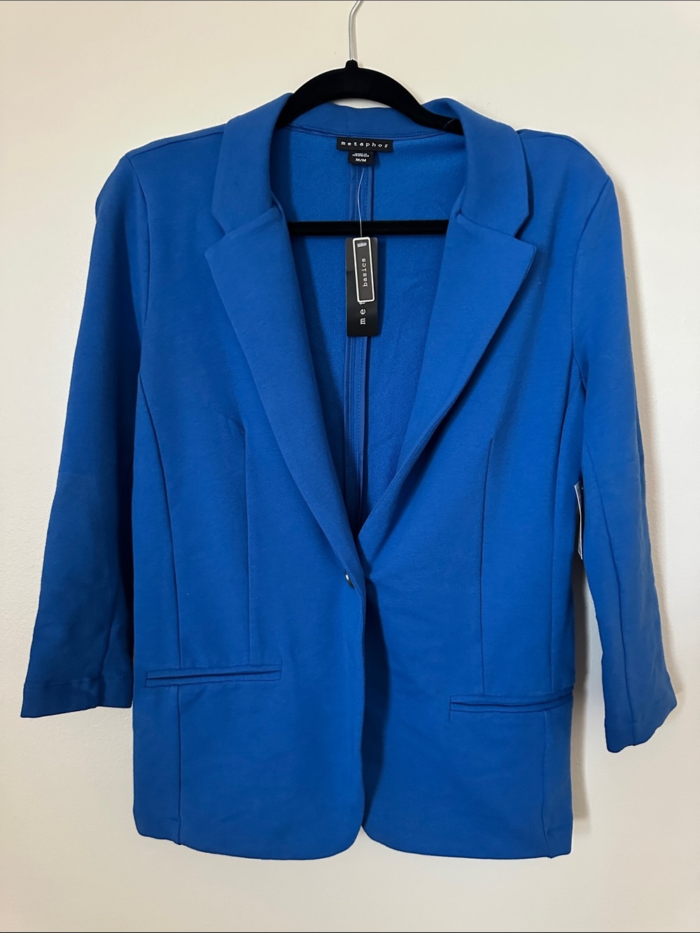 Atmosphere Bold Blue Open Front Blazer